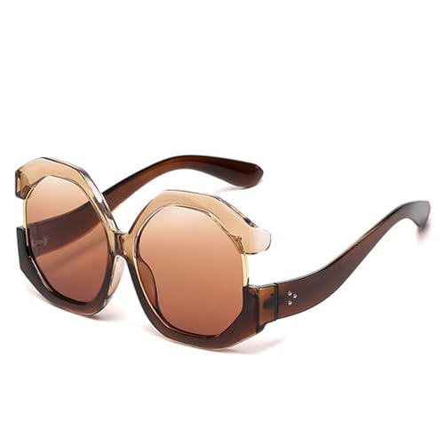 SPOAVGYZ Polygon Square Women's Oversized Sunglasses Retro Rivets Men's Colour Gradient Sunglasses Shades UV400 SPOAVGYZ Polygon Square Women's Oversized Sunglasses Retro Rivets Men's Colour Gradient Sunglasses Shades UV400 von SPOAVGYZ