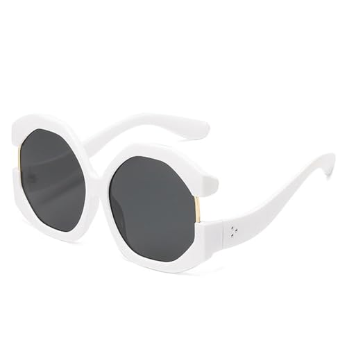 SPOAVGYZ Polygon Square Women's Oversized Sunglasses Retro Rivets Men's Colour Gradient Sunglasses Shades UV400 SPOAVGYZ Polygon Square Women's Oversized Sunglasses Retro Rivets Men's Colour Gradient Sunglasses Shades UV400 von SPOAVGYZ