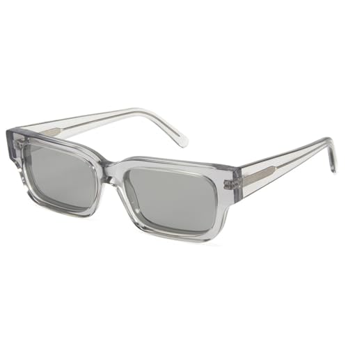 SPOAVGYZ Punk Sunglasses Men Polarised Rectangular Frame Lens Women UV400,Grau SPOAVGYZ Punk Sunglasses Men Polarised Rectangular Frame Lens Women UV400,Grau von SPOAVGYZ