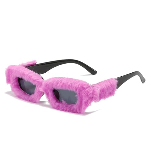 SPOAVGYZ Rectangle Sunglasses for Women Hairy Gradient Lenses PC Frame Casual Style Eye Catching Sunglasses SPOAVGYZ Rectangle Sunglasses for Women Hairy Gradient Lenses PC Frame Casual Style Eye Catching Sunglasses von SPOAVGYZ