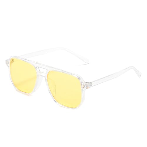SPOAVGYZ Retro Double Bridge Fashion Blue Orange Gradient UV400 Mens Sunglasses SPOAVGYZ Retro Double Bridge Fashion Blue Orange Gradient UV400 Mens Sunglasses von SPOAVGYZ