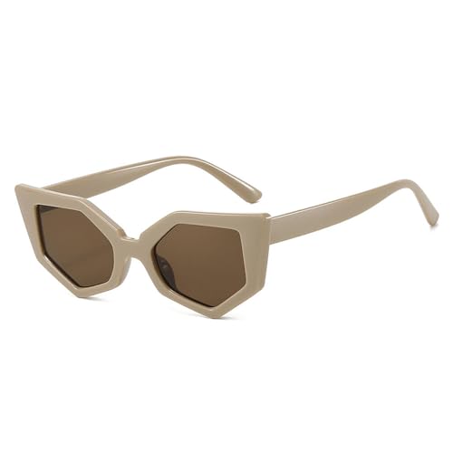SPOAVGYZ Retro Irregular Polygon Cat Eye Sunglasses Women Shades UV400 SPOAVGYZ Retro Irregular Polygon Cat Eye Sunglasses Women Shades UV400 von SPOAVGYZ