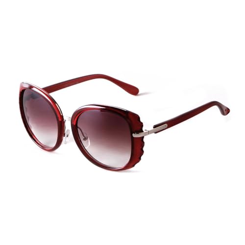SPOAVGYZ Retro Large Red Luxury Sunglasses Fan Shape Large Cat Eye Sunglasses for Men and Women UV400 Protection SPOAVGYZ Retro Large Red Luxury Sunglasses Fan Shape Large Cat Eye Sunglasses for Men and Women UV400 Protection von SPOAVGYZ