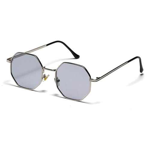 SPOAVGYZ Retro Metal Frame Hexagonal Sunglasses Fashion Rose Gold Mirror UV400 SPOAVGYZ Retro Metal Frame Hexagonal Sunglasses Fashion Rose Gold Mirror UV400 von SPOAVGYZ