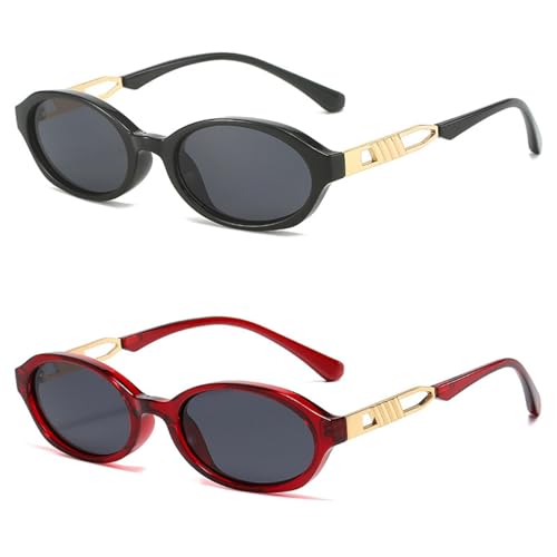 SPOAVGYZ Retro Oval Sunglasses with Small Frame and High Quality Street Photography for Women SPOAVGYZ Retro Oval Sunglasses with Small Frame and High Quality Street Photography for Women von SPOAVGYZ