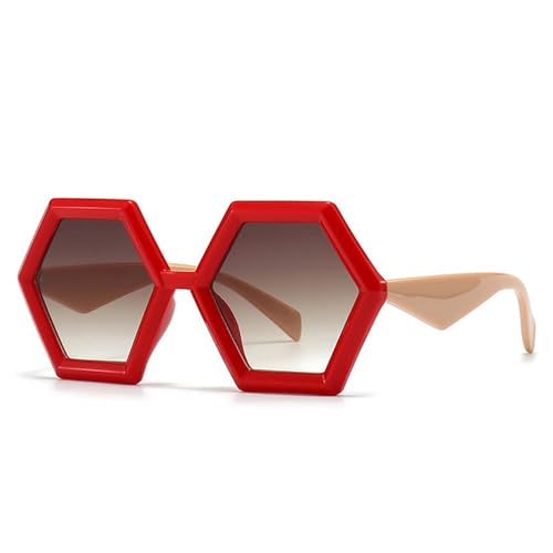 SPOAVGYZ Retro Polygon Sunglasses Women's Colour Gradient UV400 Fashion Men's Double Colour Trend Sunglasses SPOAVGYZ Retro Polygon Sunglasses Women's Colour Gradient UV400 Fashion Men's Double Colour Trend Sunglasses von SPOAVGYZ