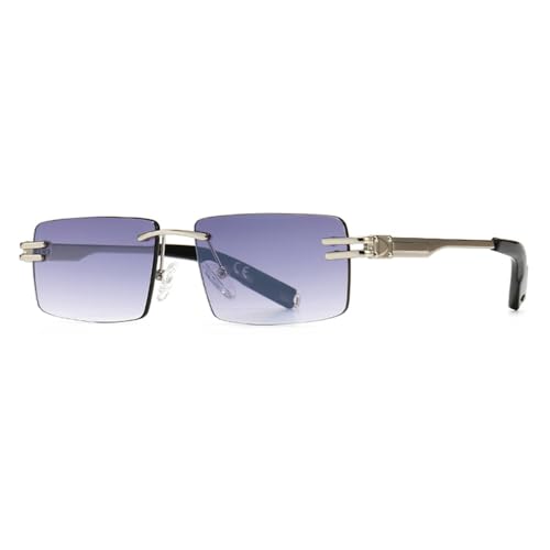 SPOAVGYZ Retro Rectangular sunglasses Rimless Male Gold Metal Female Square sunglasses Men No frame Uv400 SPOAVGYZ Retro Rectangular sunglasses Rimless Male Gold Metal Female Square sunglasses Men No frame Uv400 von SPOAVGYZ