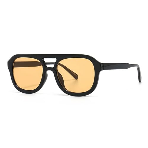 SPOAVGYZ Retro Round Sunglasses Women's Double Bridge Glasses UV400 SPOAVGYZ Retro Round Sunglasses Women's Double Bridge Glasses UV400 von SPOAVGYZ