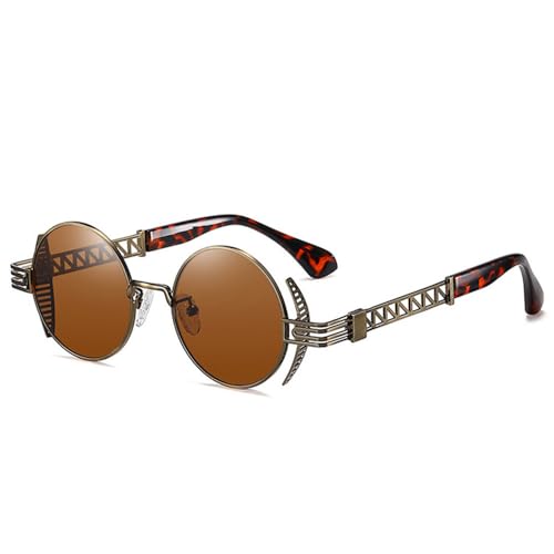 SPOAVGYZ Retro Round Sunglasses for Women Fashion Clear Mirror UV400 Protection Men Unique Hollow Metal Sunglasses SPOAVGYZ Retro Round Sunglasses for Women Fashion Clear Mirror UV400 Protection Men Unique Hollow Metal Sunglasses von SPOAVGYZ