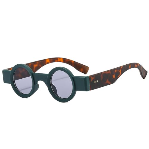 SPOAVGYZ Retro Small Round Women's Punk Sunglasses Shades UV400 Fashion Clear Ocean Lens Glasses Men Trend Rivets Sunglasses,Grün Hellgrau SPOAVGYZ Retro Small Round Women's Punk Sunglasses Shades UV400 Fashion Clear Ocean Lens Glasses Men Trend Rivets Sunglasses,Grün Hellgrau von SPOAVGYZ
