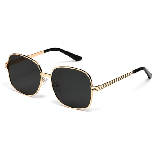 SPOAVGYZ Retro Square Sunglasses for Men and Women, Vintage Metal Sunglasses with UV400 Protection for Outdoor Use SPOAVGYZ Retro Square Sunglasses for Men and Women, Vintage Metal Sunglasses with UV400 Protection for Outdoor Use von SPOAVGYZ
