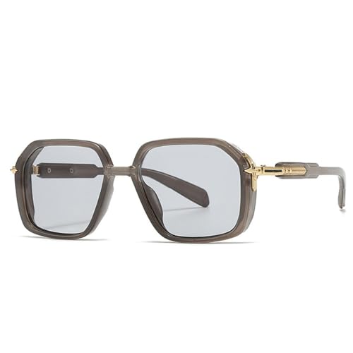 SPOAVGYZ Retro Sunglasses Men's UV400 Protection Rivets Colour Gradient Sunglasses for Women von SPOAVGYZ