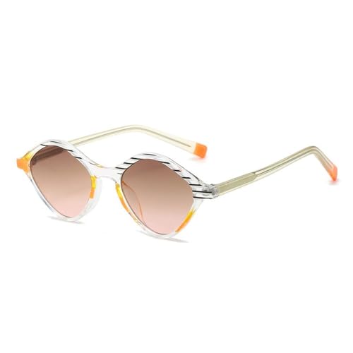 SPOAVGYZ Retro Sunglasses Polygon Style Small Fashion Punk UV400,White SPOAVGYZ Retro Sunglasses Polygon Style Small Fashion Punk UV400,White von SPOAVGYZ