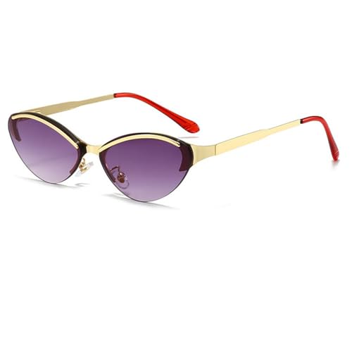 SPOAVGYZ Retro Sunglasses for Men Women Small Half Frame Metal Outdoor Sunglasses Gradient UV400 SPOAVGYZ Retro Sunglasses for Men Women Small Half Frame Metal Outdoor Sunglasses Gradient UV400 von SPOAVGYZ