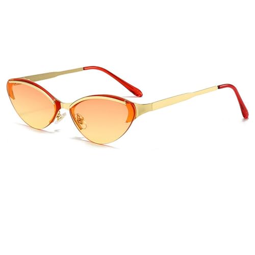 SPOAVGYZ Retro Sunglasses for Men Women Small Half Frame Metal Outdoor Sunglasses Gradient UV400 SPOAVGYZ Retro Sunglasses for Men Women Small Half Frame Metal Outdoor Sunglasses Gradient UV400 von SPOAVGYZ