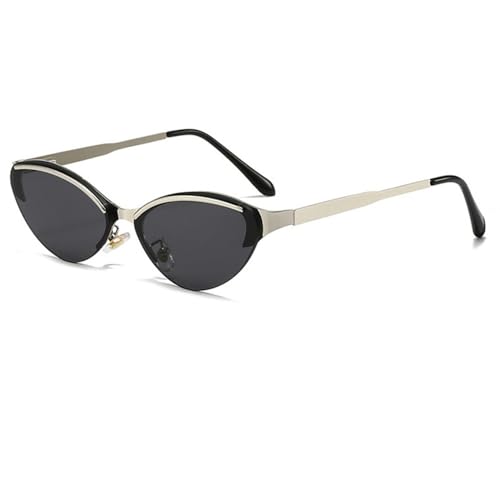 SPOAVGYZ Retro Sunglasses for Men Women Small Half Frame Metal Outdoor Sunglasses Gradient UV400 SPOAVGYZ Retro Sunglasses for Men Women Small Half Frame Metal Outdoor Sunglasses Gradient UV400 von SPOAVGYZ