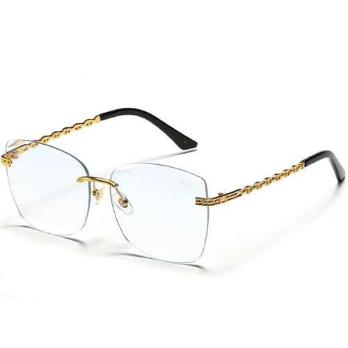 SPOAVGYZ Rimless Retro Sunglasses Men Women Square UV400 Protection Vintage Sunglasses SPOAVGYZ Rimless Retro Sunglasses Men Women Square UV400 Protection Vintage Sunglasses von SPOAVGYZ