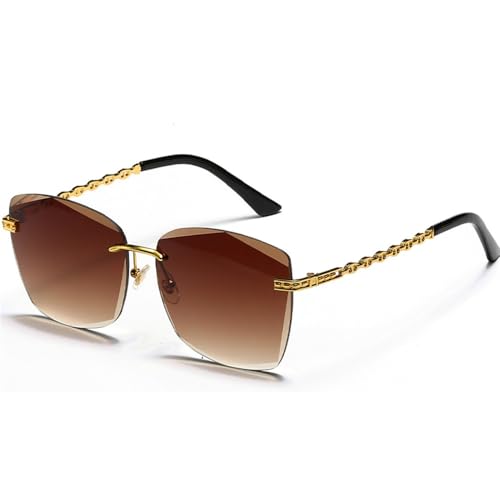 SPOAVGYZ Rimless Retro Sunglasses Men Women Square UV400 Protection Vintage Sunglasses SPOAVGYZ Rimless Retro Sunglasses Men Women Square UV400 Protection Vintage Sunglasses von SPOAVGYZ