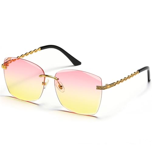 SPOAVGYZ Rimless Retro Sunglasses Men Women Square UV400 Protection Vintage Sunglasses SPOAVGYZ Rimless Retro Sunglasses Men Women Square UV400 Protection Vintage Sunglasses von SPOAVGYZ
