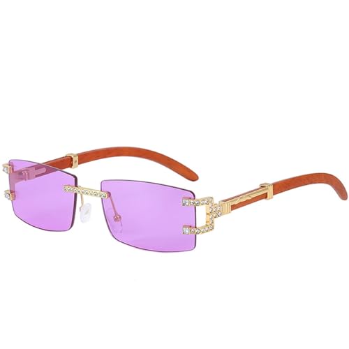 SPOAVGYZ Rimless Square Sunglasses Women Retro Rectangle Sunglasses for Men Vintage Frameless Glasses UV400 SPOAVGYZ Rimless Square Sunglasses Women Retro Rectangle Sunglasses for Men Vintage Frameless Glasses UV400 von SPOAVGYZ