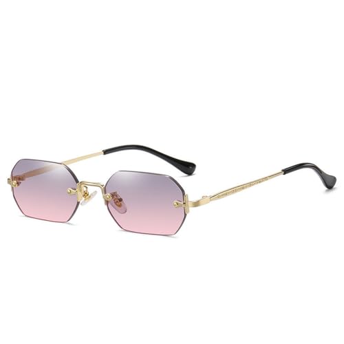 SPOAVGYZ Rimless Sunglasses Retro Punk Colour Gradient Shades UV400 SPOAVGYZ Rimless Sunglasses Retro Punk Colour Gradient Shades UV400 von SPOAVGYZ