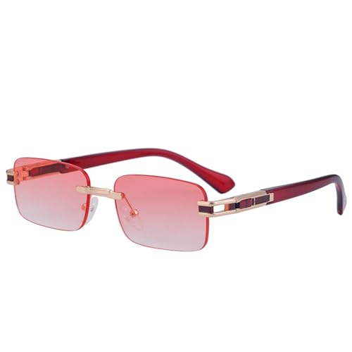 SPOAVGYZ Small Rectangular Rimless Sunglasses for Men Frameless Sunglasses Shades Glasses SPOAVGYZ Small Rectangular Rimless Sunglasses for Men Frameless Sunglasses Shades Glasses von SPOAVGYZ