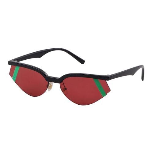 SPOAVGYZ Small Striped Sunglasses Women Vintage Half Frame Triangle Sunglasses SPOAVGYZ Small Striped Sunglasses Women Vintage Half Frame Triangle Sunglasses von SPOAVGYZ