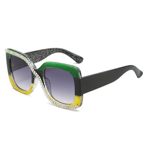 SPOAVGYZ Square Diamond Frame Sunglasses for Men and Women Retro Oversized Frame UV400 SPOAVGYZ Square Diamond Frame Sunglasses for Men and Women Retro Oversized Frame UV400 von SPOAVGYZ