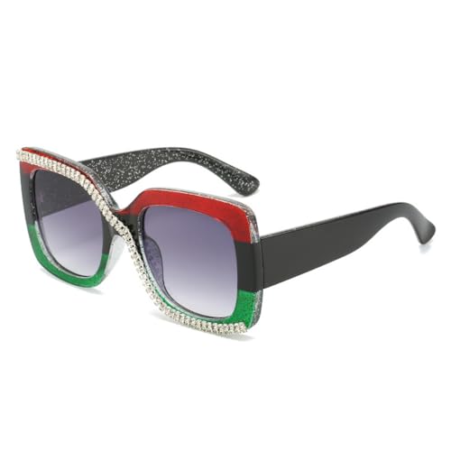 SPOAVGYZ Square Diamond Frame Sunglasses for Men and Women Retro Oversized Frame UV400 SPOAVGYZ Square Diamond Frame Sunglasses for Men and Women Retro Oversized Frame UV400 von SPOAVGYZ