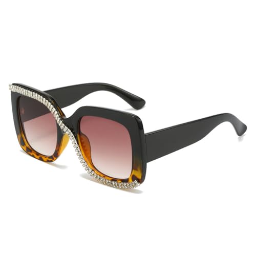 SPOAVGYZ Square Diamond Frame Sunglasses for Men and Women Retro Oversized Frame UV400 SPOAVGYZ Square Diamond Frame Sunglasses for Men and Women Retro Oversized Frame UV400 von SPOAVGYZ