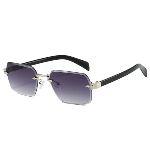 SPOAVGYZ Square Rimless Sunglasses Women Clear Gradient Shades UV400 Men Punk Sunglasses SPOAVGYZ Square Rimless Sunglasses Women Clear Gradient Shades UV400 Men Punk Sunglasses von SPOAVGYZ