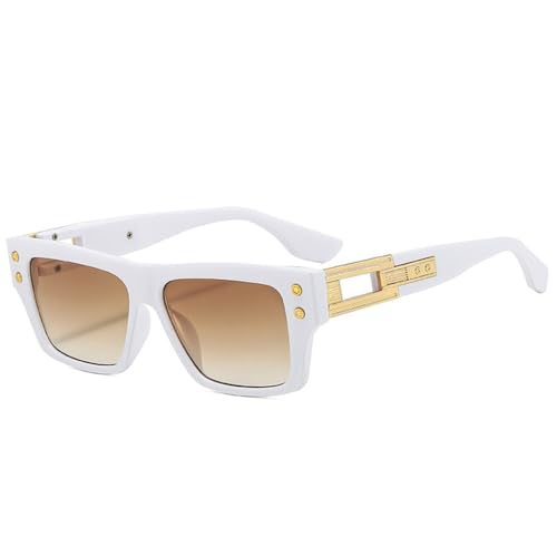 SPOAVGYZ Square Sunglasses Men Women Gradient Lens PC Alloy Frame Sunglasses SPOAVGYZ Square Sunglasses Men Women Gradient Lens PC Alloy Frame Sunglasses von SPOAVGYZ