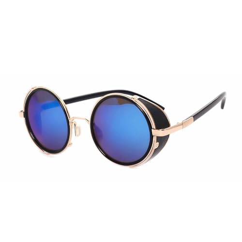SPOAVGYZ Steampunk Retro Men's Vintage Round Sunglasses Men Women Sun Glasses SPOAVGYZ Steampunk Retro Men's Vintage Round Sunglasses Men Women Sun Glasses von SPOAVGYZ