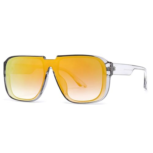 SPOAVGYZ Sunglasses Men's Retro One-Piece Mirrored UV400 Protection Flat Men's Fashion Sunglasses SPOAVGYZ Sunglasses Men's Retro One-Piece Mirrored UV400 Protection Flat Men's Fashion Sunglasses von SPOAVGYZ