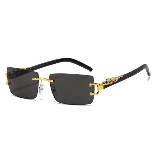 SPOAVGYZ Trendy Rimless Rectangular Sunglasses for Women Luxury Retro Frameless Gradient Lens Sunglasses Men SPOAVGYZ Trendy Rimless Rectangular Sunglasses for Women Luxury Retro Frameless Gradient Lens Sunglasses Men von SPOAVGYZ