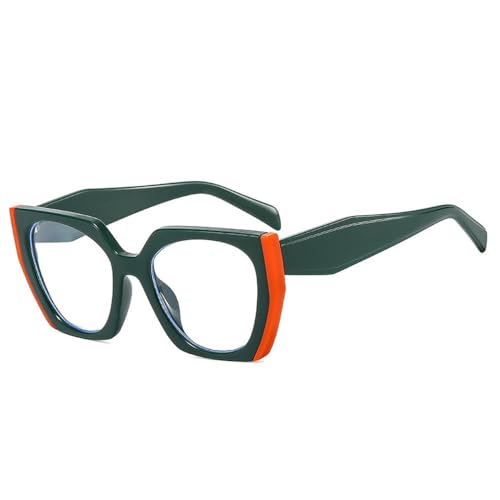 SPOAVGYZ Vintage Polygon Cat Eye Double Colour Sunglasses Women's Fashion Clear Gradient Tones UV400 Men Sunglasses,Green Orange Clear SPOAVGYZ Vintage Polygon Cat Eye Double Colour Sunglasses Women's Fashion Clear Gradient Tones UV400 Men Sunglasses,Green Orange Clear von SPOAVGYZ