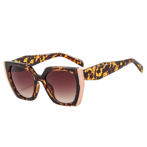 SPOAVGYZ Vintage Polygon Cat Eye Double Colour Sunglasses Women's Fashion Clear Gradient Tones UV400 Men Sunglasses SPOAVGYZ Vintage Polygon Cat Eye Double Colour Sunglasses Women's Fashion Clear Gradient Tones UV400 Men Sunglasses von SPOAVGYZ