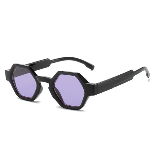 SPOAVGYZ Vintage Polygon Square Women's Sunglasses Fashion Hexagon Clear Ocean Lens Shades UV400 Men's Rivets Sunglasses SPOAVGYZ Vintage Polygon Square Women's Sunglasses Fashion Hexagon Clear Ocean Lens Shades UV400 Men's Rivets Sunglasses von SPOAVGYZ