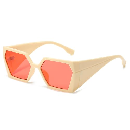 SPOAVGYZ Wide Leg Rectangular Sunglasses Women Retro Men SPOAVGYZ Wide Leg Rectangular Sunglasses Women Retro Men von SPOAVGYZ