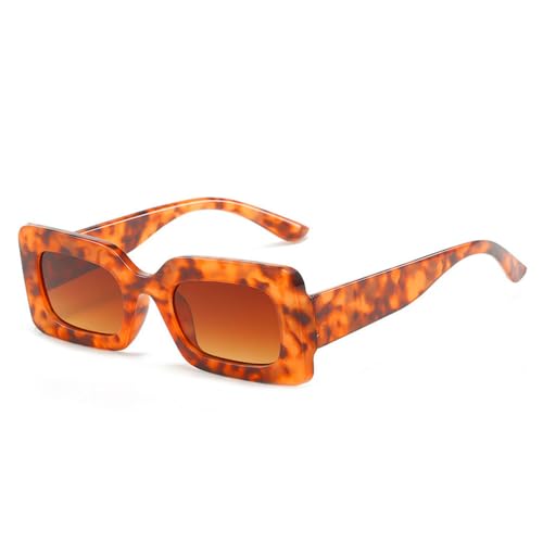 SPOAVGYZ Women Fashion Small Rectangle Sunglasses UV400 Retro Punk Tea Color Gradient SPOAVGYZ Women Fashion Small Rectangle Sunglasses UV400 Retro Punk Tea Color Gradient von SPOAVGYZ
