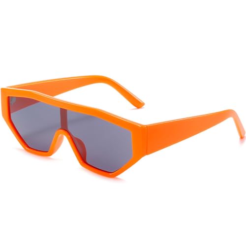 SPOAVGYZ Women One Piece Sunglasses Gradient Retro Sunglasses UV400 Protection Men von SPOAVGYZ