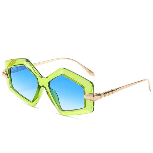 SPOAVGYZ Women Sunglasses Snake Shape Alloy Irregular Leg Fashion Geometric Polygon Design UV400 SPOAVGYZ Women Sunglasses Snake Shape Alloy Irregular Leg Fashion Geometric Polygon Design UV400 von SPOAVGYZ