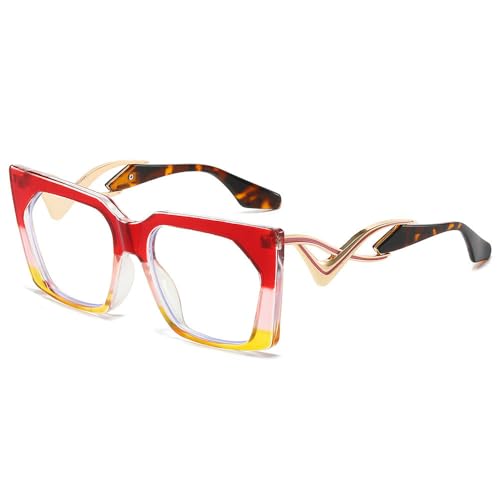 SPOAVGYZ Women's Retro Glasses Oversized Travel Glasses Lady Cat Eye Sunglasses UV400 Women's Colour Gradient Shadow SPOAVGYZ Women's Retro Glasses Oversized Travel Glasses Lady Cat Eye Sunglasses UV400 Women's Colour Gradient Shadow von SPOAVGYZ