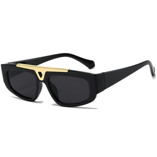 SPOAVGYZ Women's Small Frame Double Bridge Slim Gradient Sunglasses for Men UV400 von SPOAVGYZ