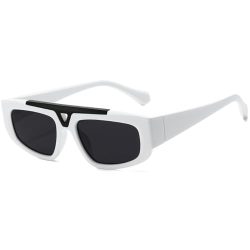 SPOAVGYZ Women's Small Frame Double Bridge Slim Gradient Sunglasses for Men UV400 von SPOAVGYZ