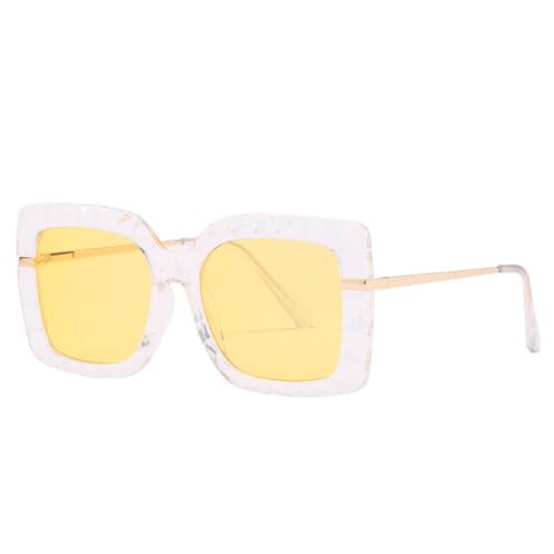 SPOAVGYZ Women's Vintage Oversized Sunglasses Retro Glasses with Thick Frame and Transparent Glasses Frame SPOAVGYZ Women's Vintage Oversized Sunglasses Retro Glasses with Thick Frame and Transparent Glasses Frame von SPOAVGYZ