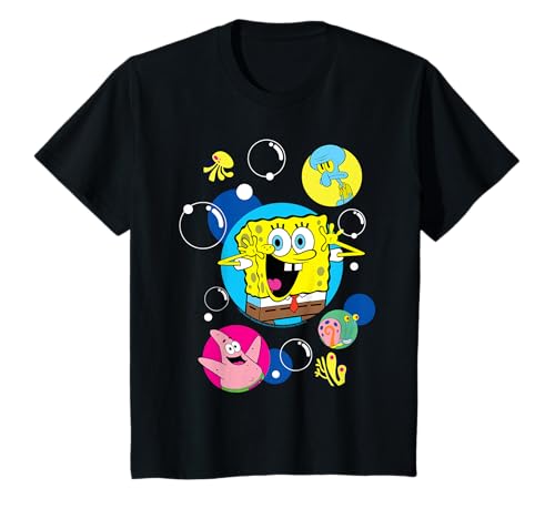 Kinder Spongebob Schwammkopf und Co in Bubbles Kids T-Shirt von SPONGEBOB SQUAREPANTS