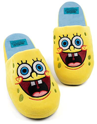 SPONGEBOB SQUAREPANTS Herren Pantoffeln Erwachsene Charakter Hausschieber von SPONGEBOB SQUAREPANTS