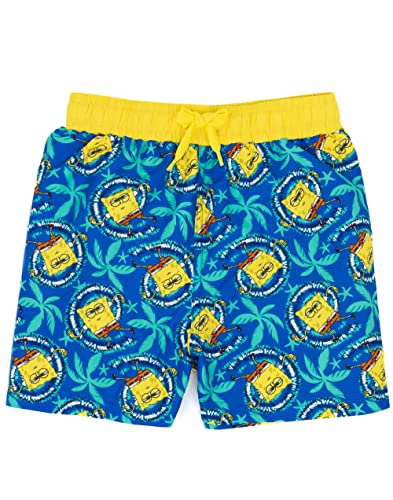 SPONGEBOB SQUAREPANTS Schwimmshorts Jungen Blau gelbe Schwimmstüle 8-9 Jahre von SPONGEBOB SQUAREPANTS