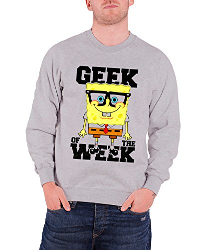 SpongeBob Geek of The Week Sweatshirt, Medium von SPONGEBOB SQUAREPANTS